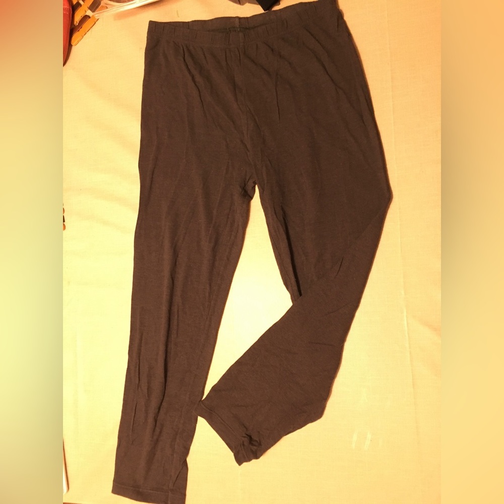 MUJI dark grey capris